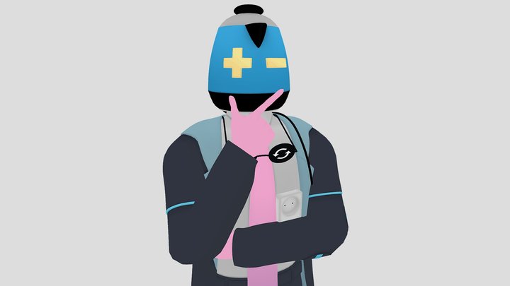 Plus Minus 3D Model