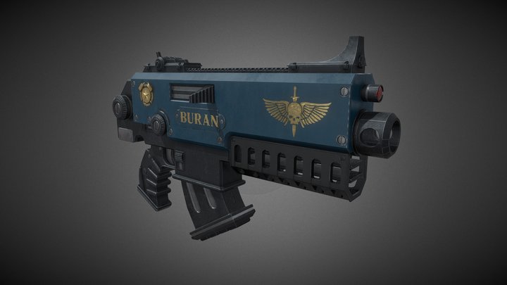 Warhammer: Bolter 3D Model