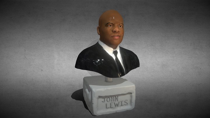 US Congressman/Civil Rights Leader John Lewis 3D Model