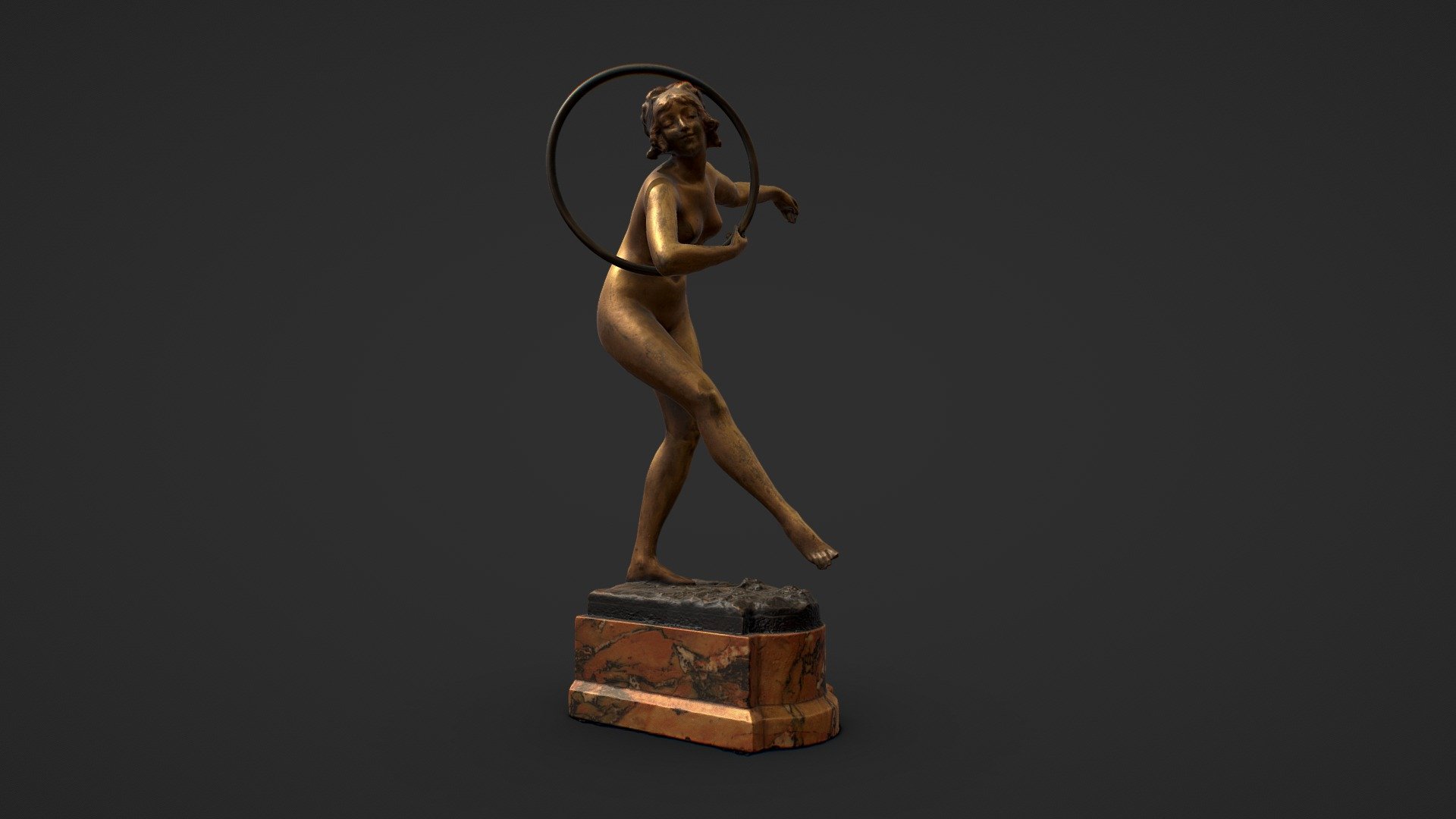 Girl with a Hoop - 3D model by Nikitos & 3130 (@vrcityphoto) [9f0640e ...