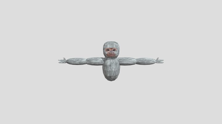 Gorilla-tag-fangame-player-model-comes-w-rig 3D Model