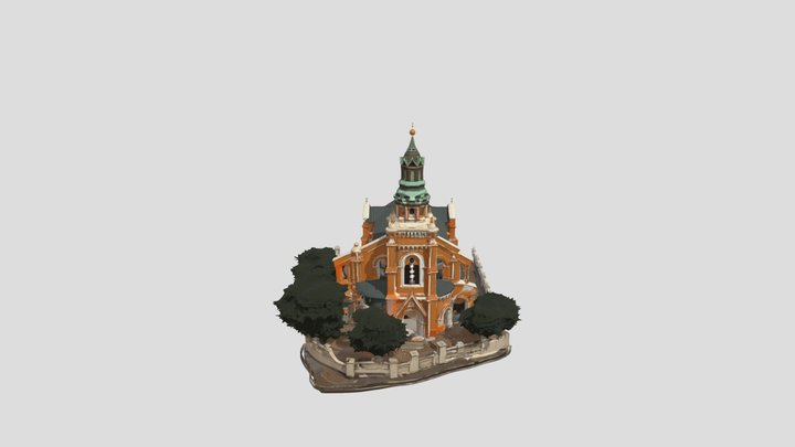 佑寧堂 Union Chapel (1873) 3D Model