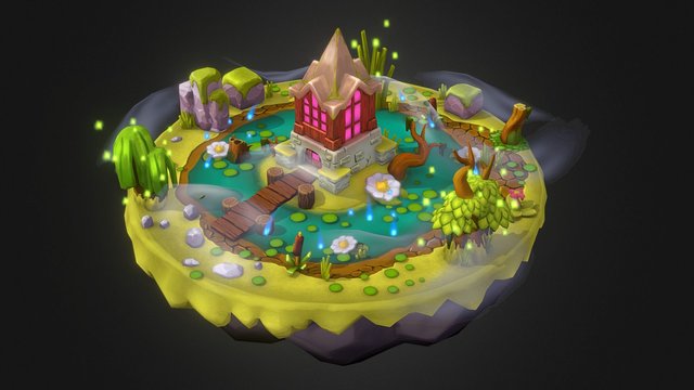 Swamp Environment 3D Model
