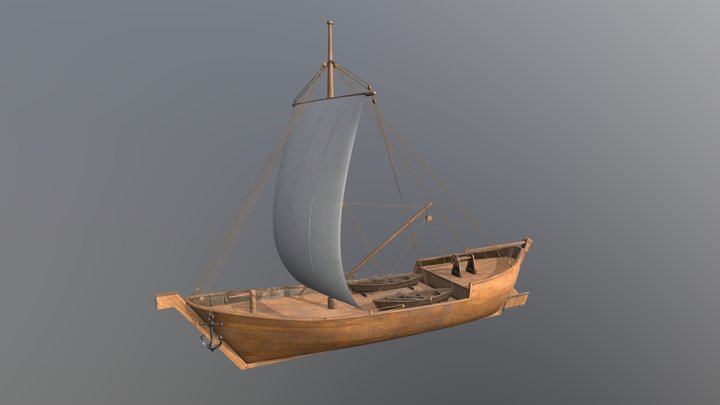 Sailing Boat(Koch) 3D Model