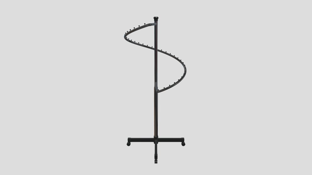 Metal Spiral Clothes Racks For Store