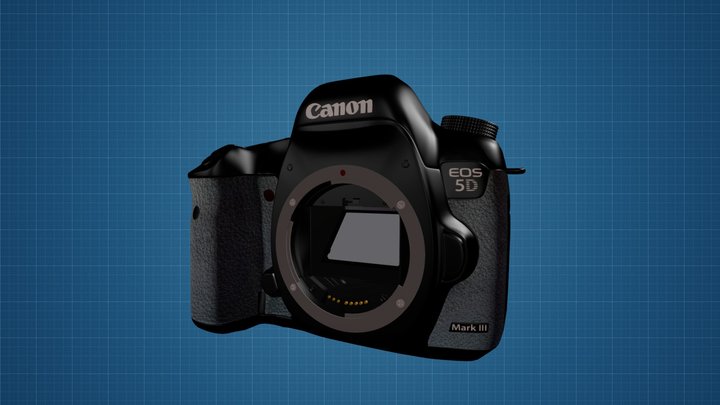 Canon 5D mark III 3D Model