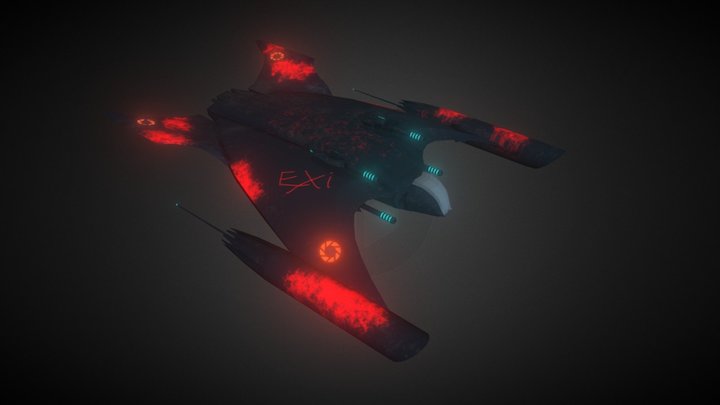SpaceShip "Carelia" 3D Model