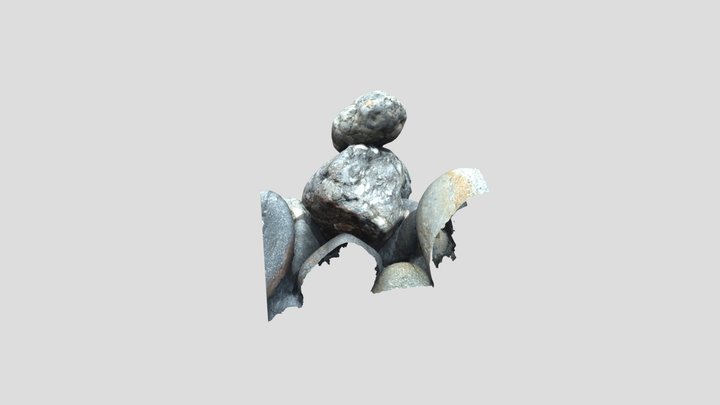 인천 덕적도 능동자갈마당 역암(Conglomerate) 3D Model