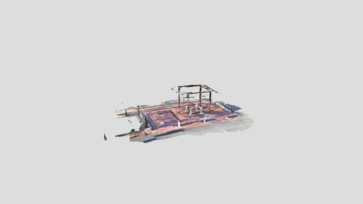 二ヶ領用水（休憩場所） 3D Model