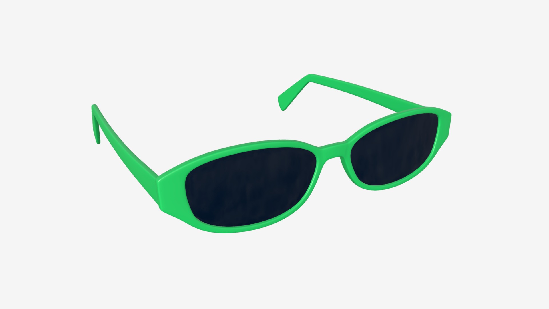 3D model modern sunglasses - This is a 3D model of the modern sunglasses. The 3D model is about logo, company name.