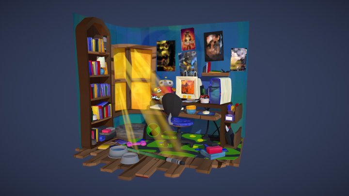 Gian Vidussoni Game Art 1 Exam 3D Model