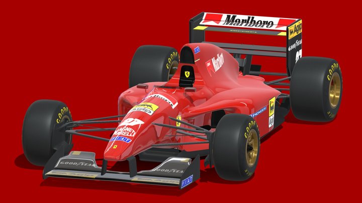 1994 Ferrari 412 T1 – Gratis 3D-model STL