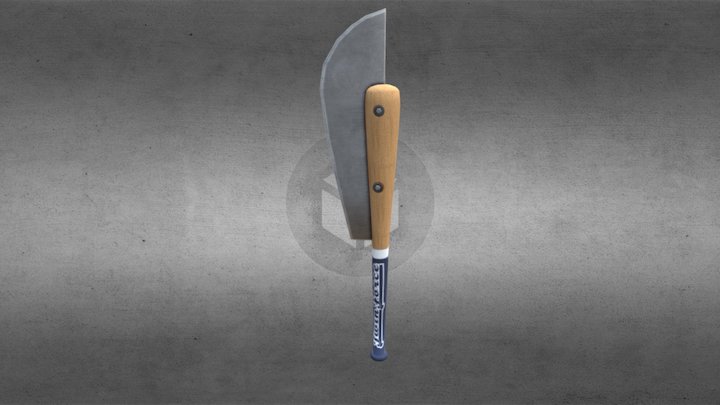 Wood Bat 02 3D Model