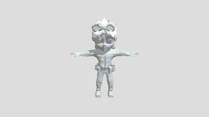 Miguel from "Daidalos" low poly 3D Model