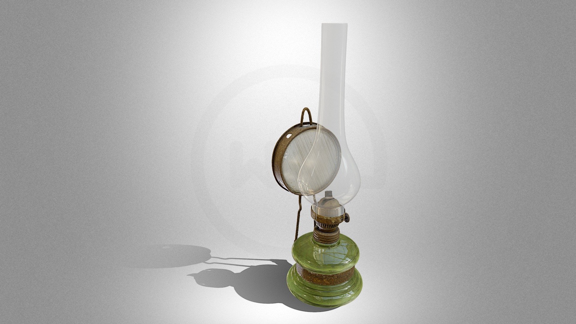 Kerosene lamp from the house of Szymon Kluger