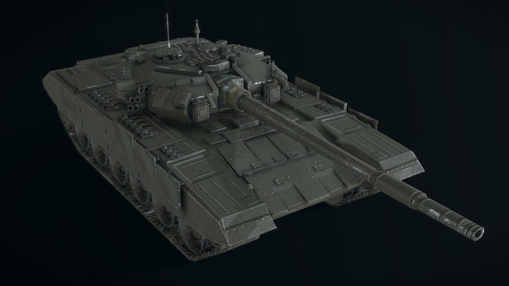 T90 Tank [Zastava] 3D Model