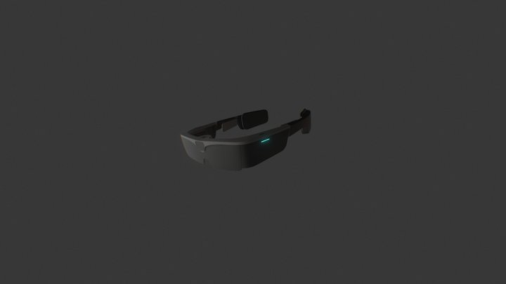 AR Glasses 3D Model