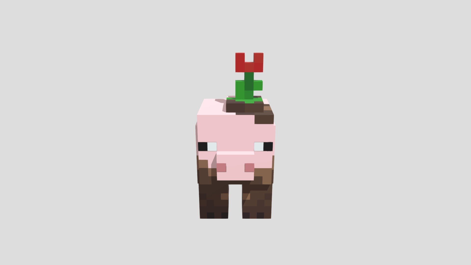 Pig from Minecraft Earth
