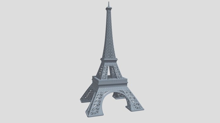 Torre Eiffel 3D Model