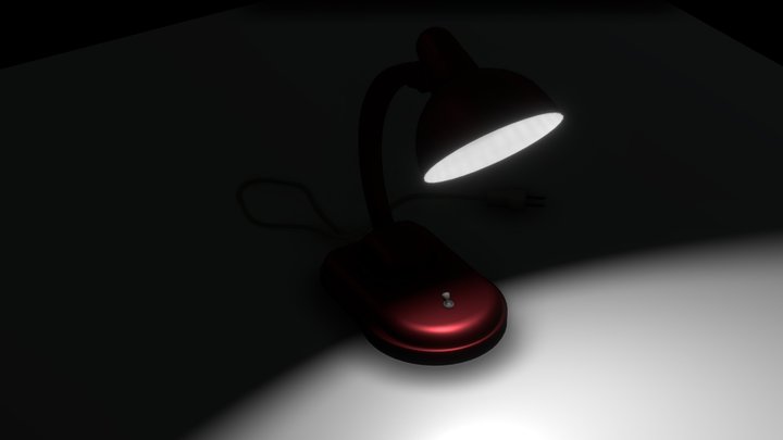Soviet lamp 3D Model