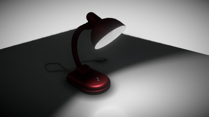 Soviet lamp 3D Model