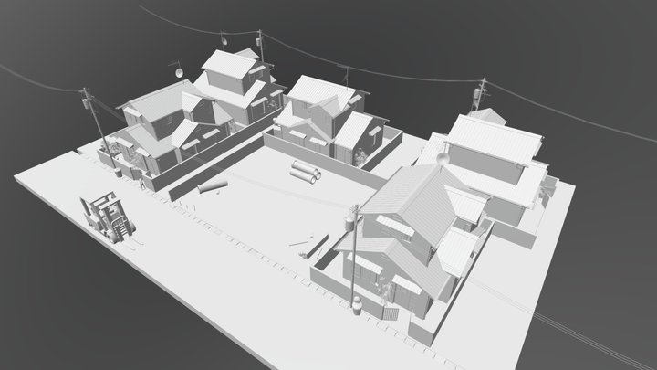 Nobita Yard 3D Model