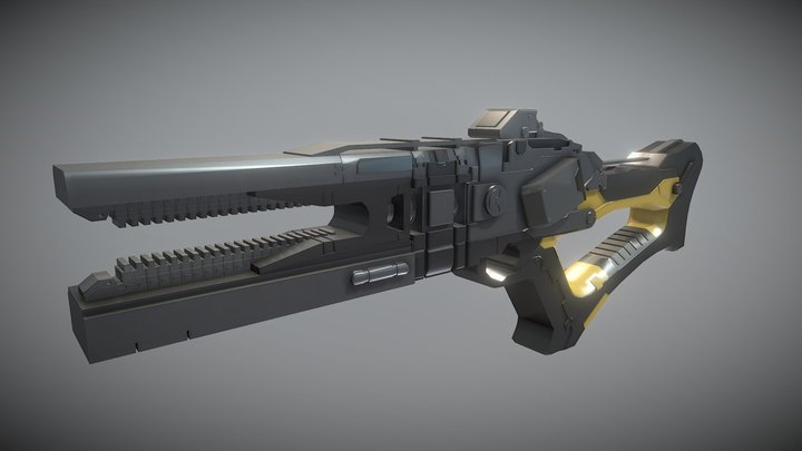 Sci fi gun 3D Model