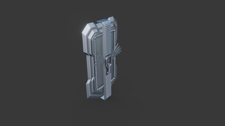 Dwarf shield 3D Model