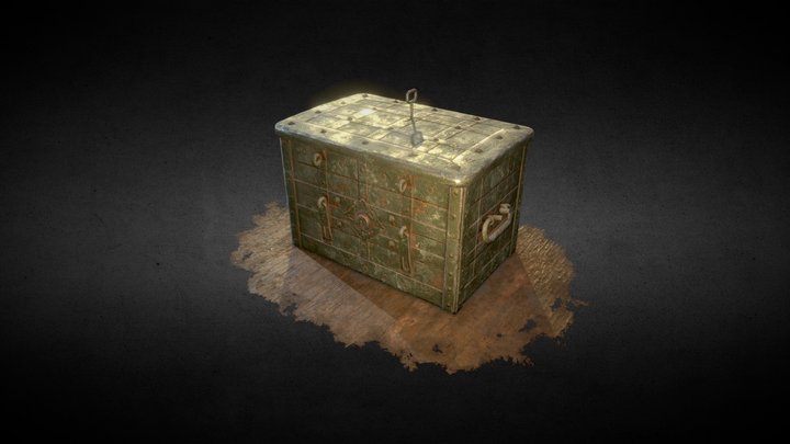 Iron Chest 3D Model