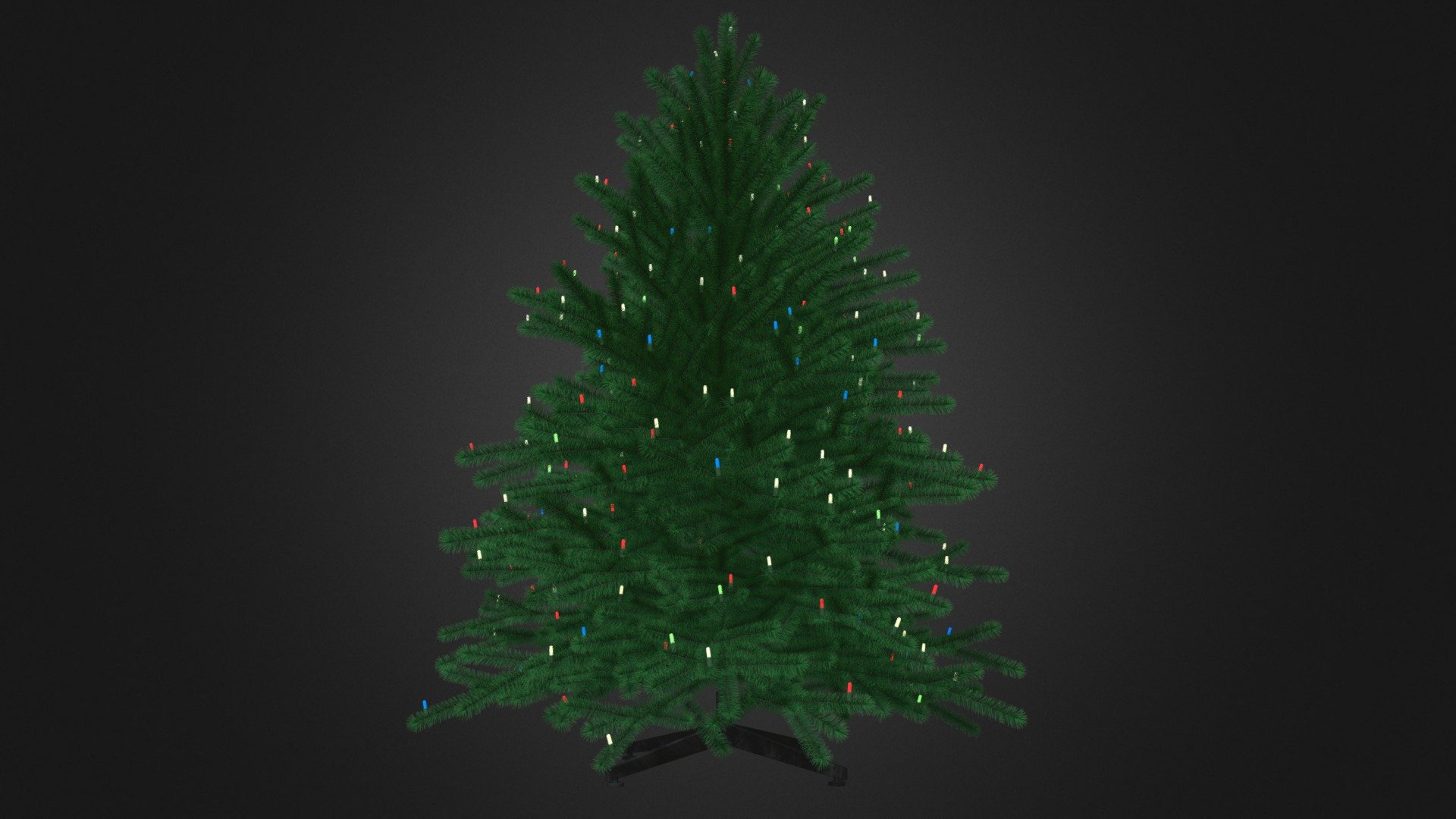 Christmas Tree 1 Buy Royalty Free 3D model by cgaxis