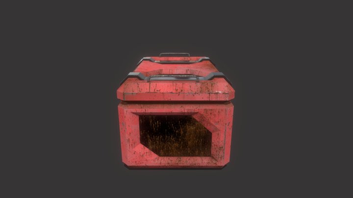 Lootbox from substance 3D Model