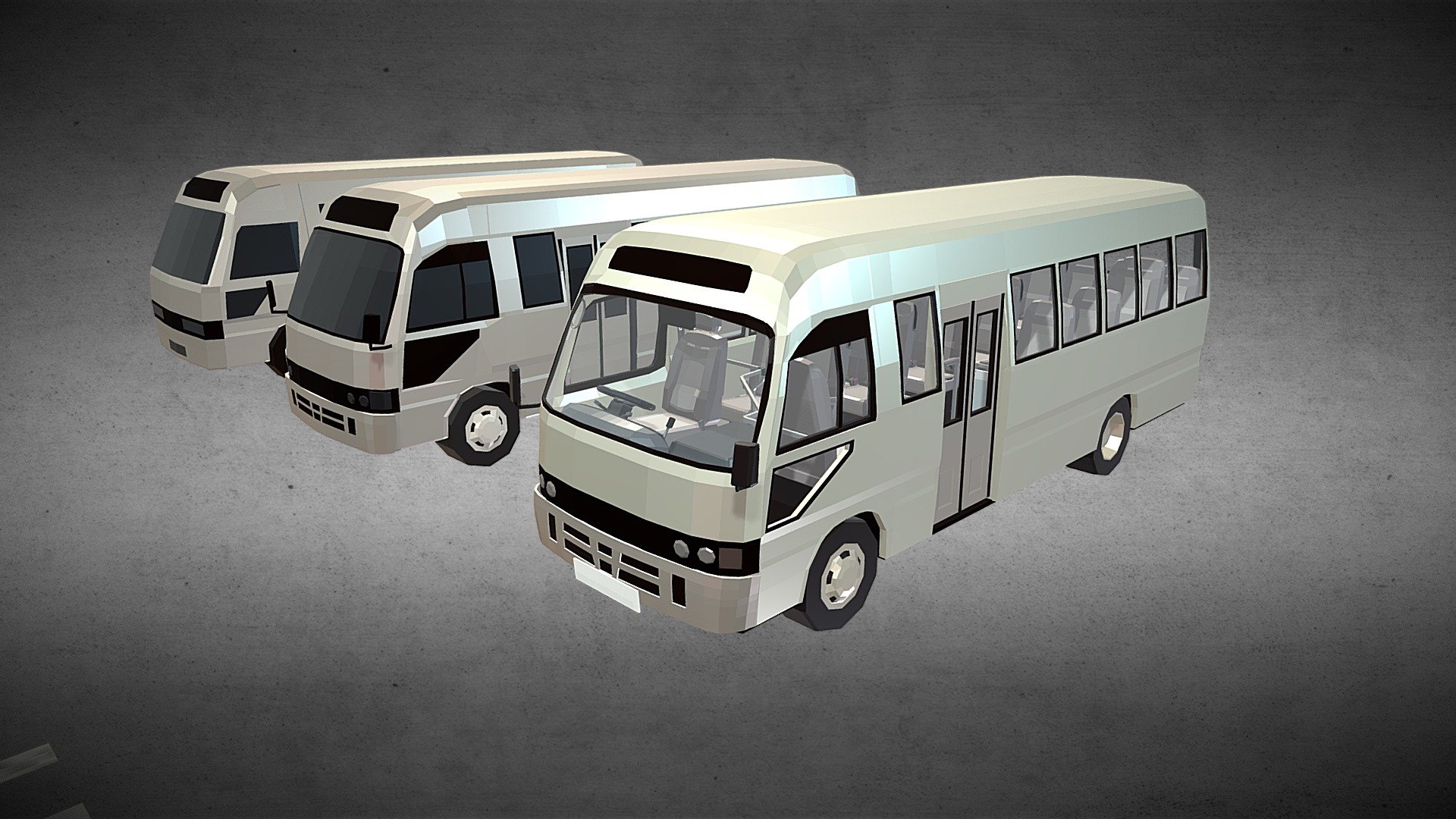 tour bus 3d model