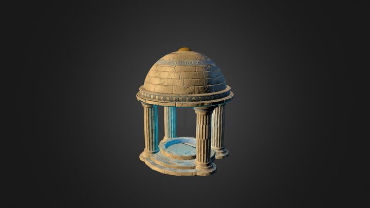 Mysterious Temple 3D Model