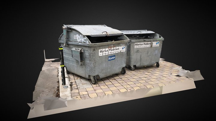 Large capacity waste containers