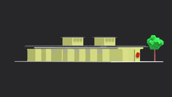 colegio serravalle2 3D Model