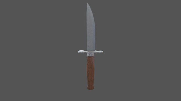 WW1 Knife 3D Model