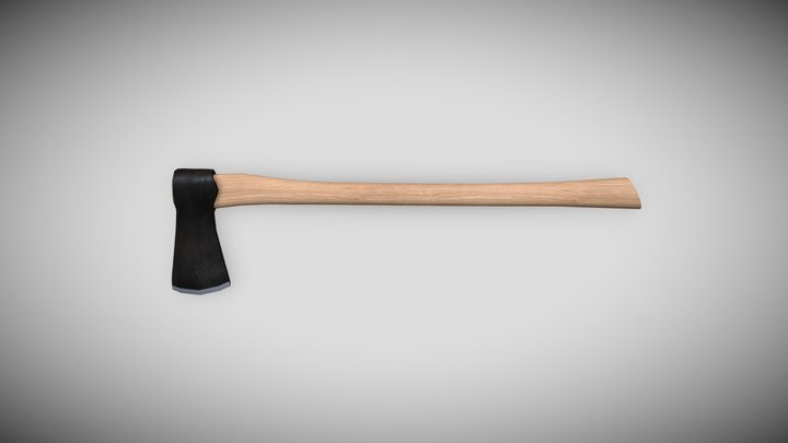 1600's British Axe 3D Model