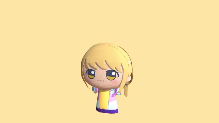 Kotone Fujita Chibigurumi 3D Model