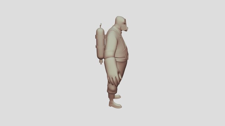 High poly pyro from tf2 – Kostenloses 3D-Modell STL
