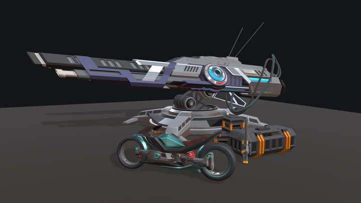 Turret4 3D Model