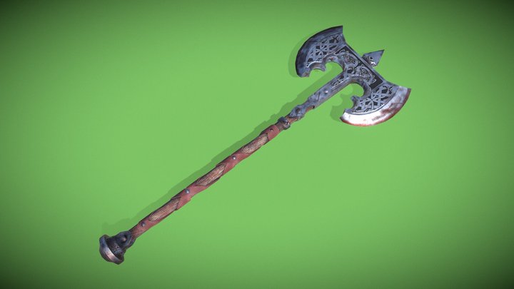 Ascia Bipenne 3D Model