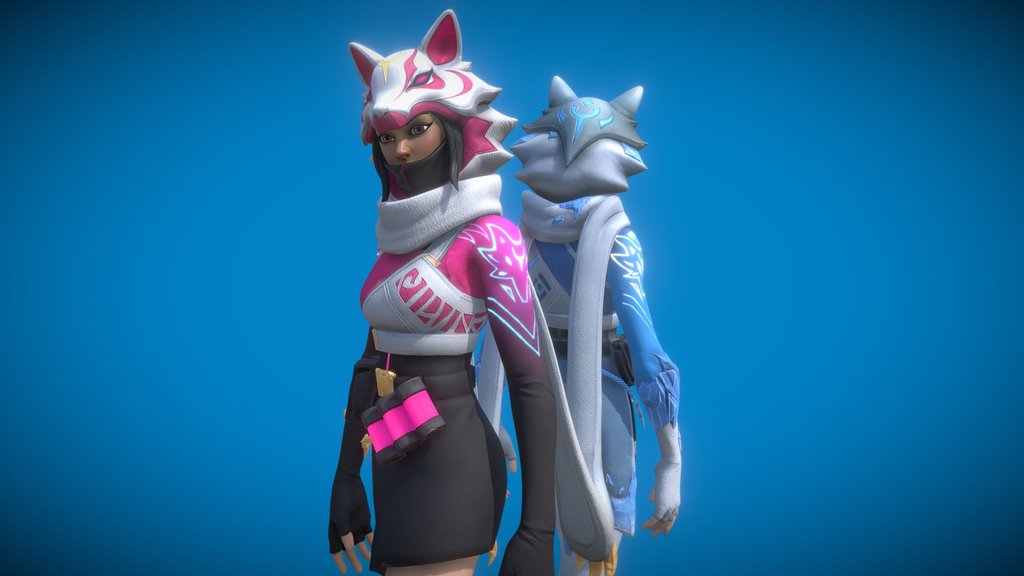 VI Fortnite Crew Pack Skin | With Styles