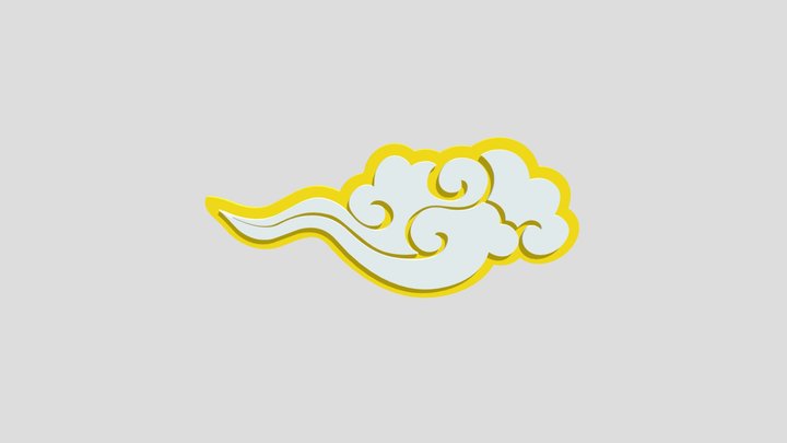 Chines Cloud 3D Model