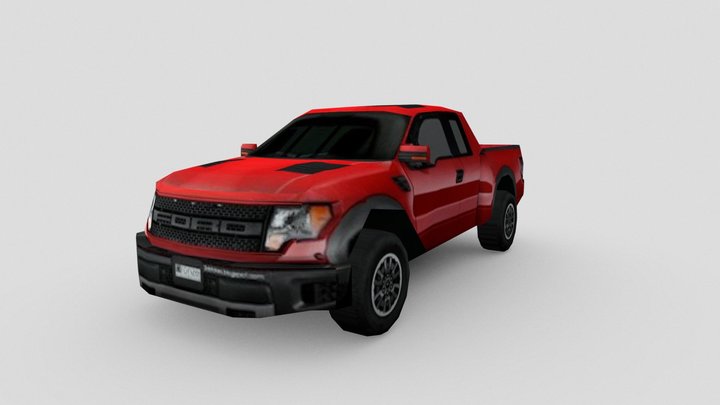 PSX / PS1 Ford F150 Raptor SVT 3D Model