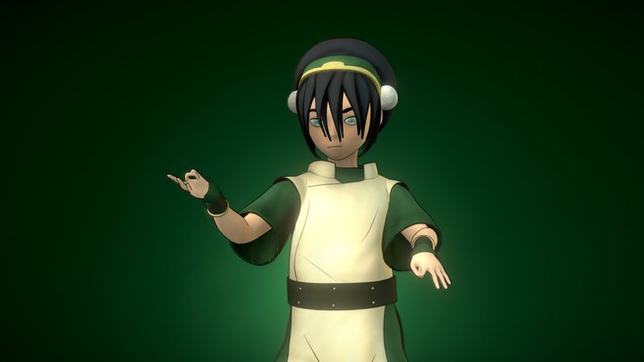 Toph Beifong (Avatar: The Last Airbender) 3D Model