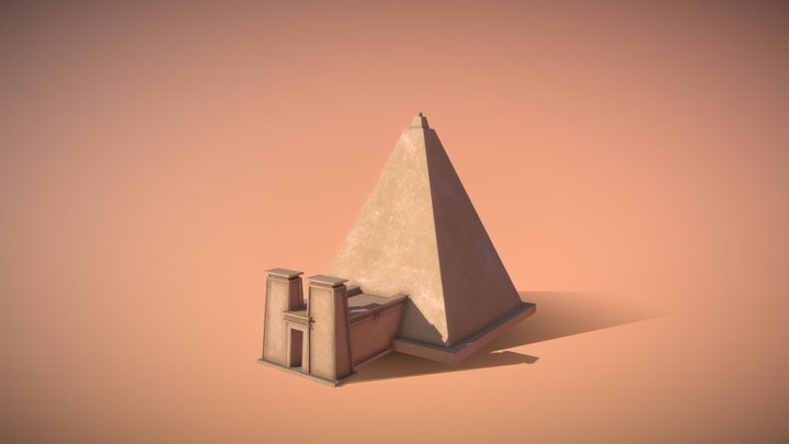 Kush Pyramid 3D Model