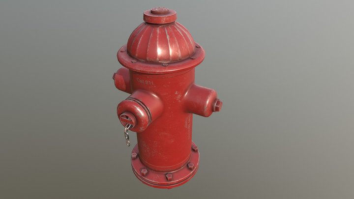 Hydrant (No rust. WIP) 3D Model