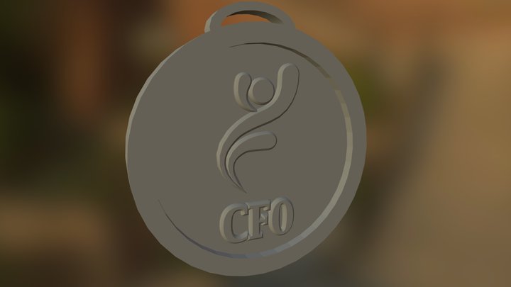 Medalha 3D Model