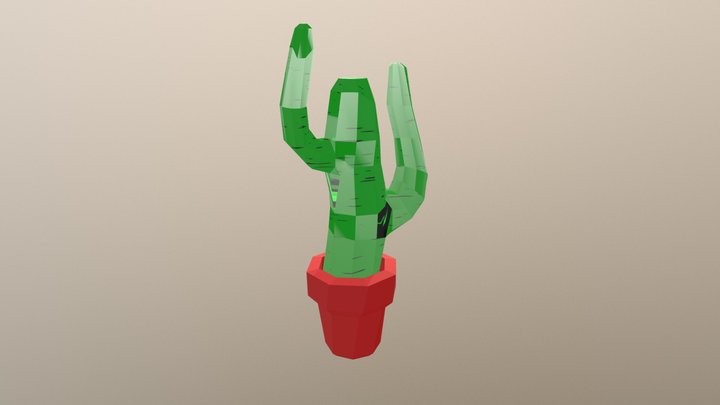 flying_cactus2.c4d 3D Model
