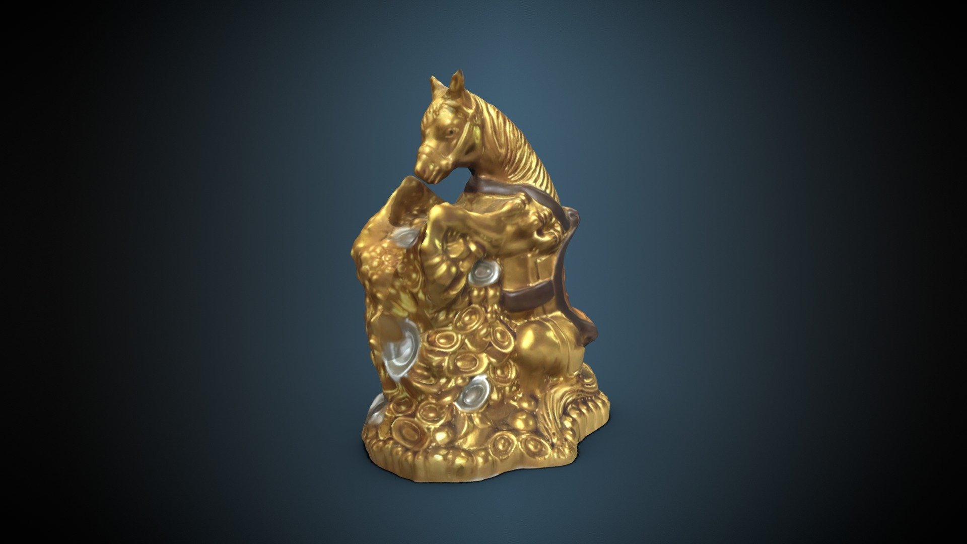 177-ST- Golden Horse Act2 - Buy Royalty Free 3D model by KimtueKP ...